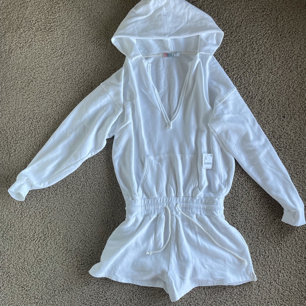NWT Free People Beach Sweatshirt Romper